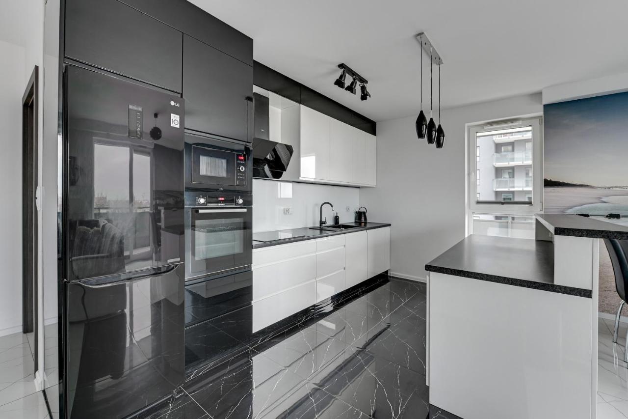 Grand Apartments - Luxury Apartment On The 11Th Floor With A View Of The Old Town غدانسك المظهر الخارجي الصورة